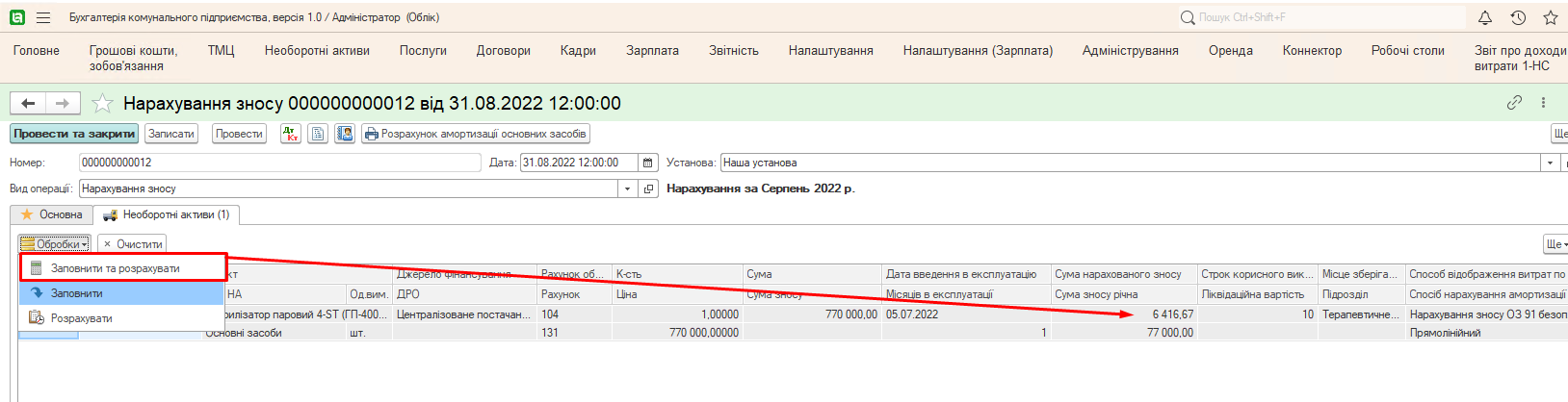 Необоротні активи