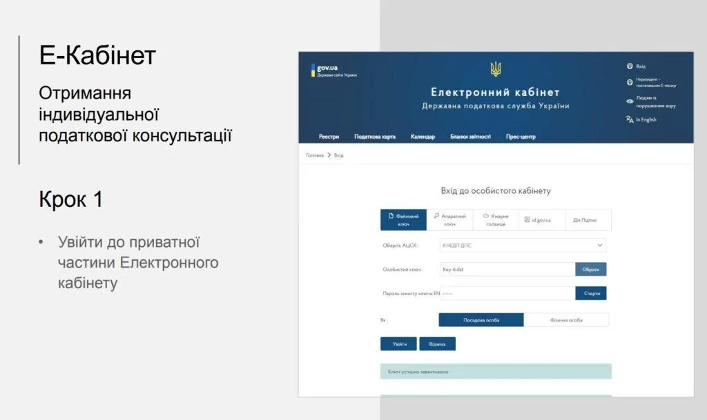 як отримати податкову консультацію ІПК