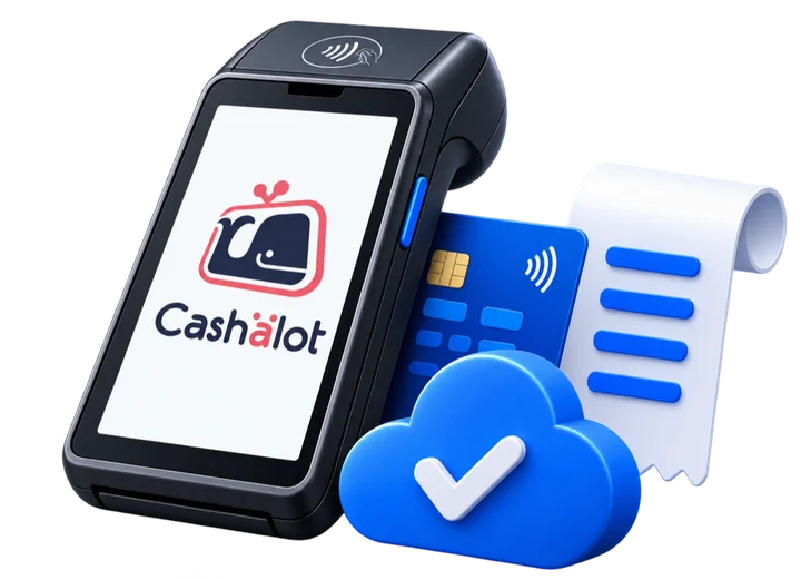 Термінал Cashalot з підтвердженням успішної оплати